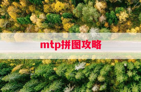 mtp拼图攻略